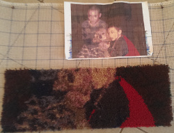 Click to enlarge Dog and Boys - partial