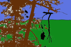 Click to enlarge Hanging Branch 4